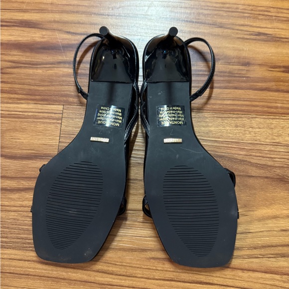 Billini Sylvia Black Strappy Heels - Picture 5 of 7